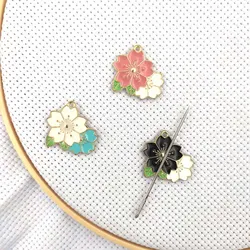 Needle Minder Magnets Flowers Needle Holder for Sewing Magnetic Needle Nanny Embroidery Needle Keeper Finder for Cross Stitcher