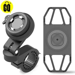 360° Adjustable Anti-Vibration Motorcycle & Bike Phone Mount - Silicone Shock-Absorbing case kit, for 4.5