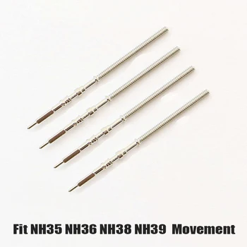 2/4PCS NH35 NH36 Movement Crown Stem Fit NH35 NH36 NH38 NH39 Seiko Japan Automatic Mechanical Movement Stem Repair Parts