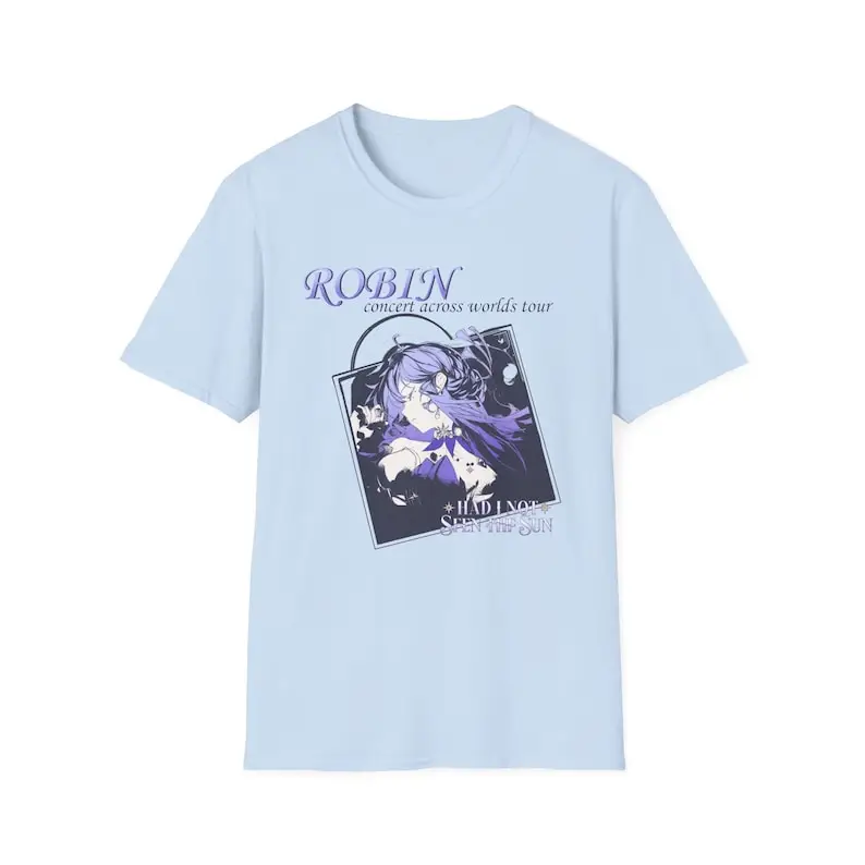 Robin Vintage Concert Tour Retro Soft Style T-Shirt Penacony Honkai Star Rail Subtle Manga Style T-shirt