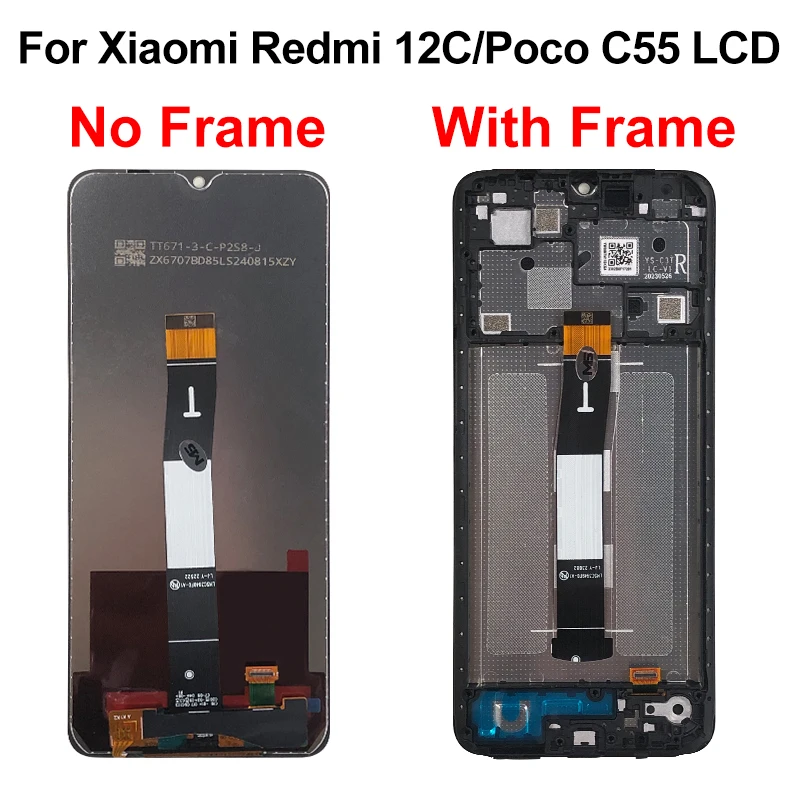 OEM For Xiaomi Redmi 12 LCD Display Touch Screen Digitizer Assembly For Redmi 12C LCD For Poco C55 22127PC95I LCD Repair Part image 4