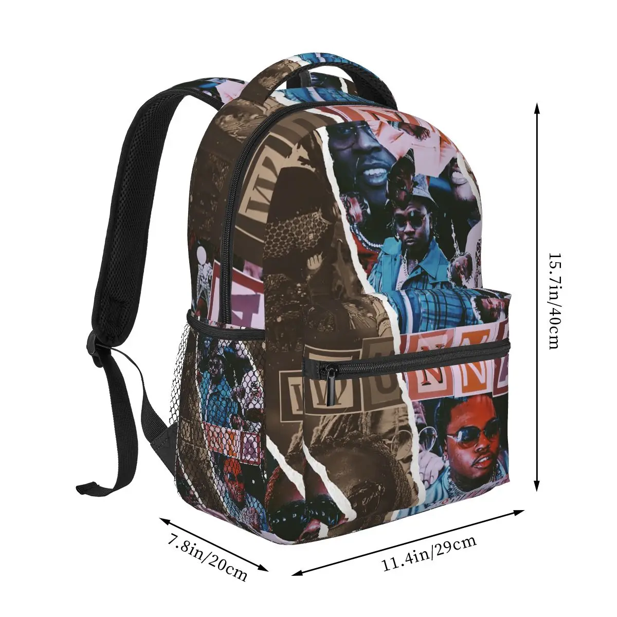 Rapper Gunna Album Merch Backpack Student Boys Girls BookBag Kids School Bag Laptop Shoulder Bags for Men Women