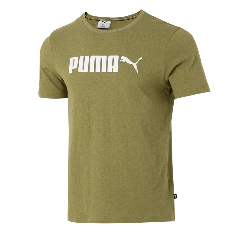 

Puma Ess No 2 Logo Tee T-Shirt Round Neck Loose Breathable Men's Daily Casual Tops Running Fitness Half-Sleeved Short-Sleeved 691338-99
