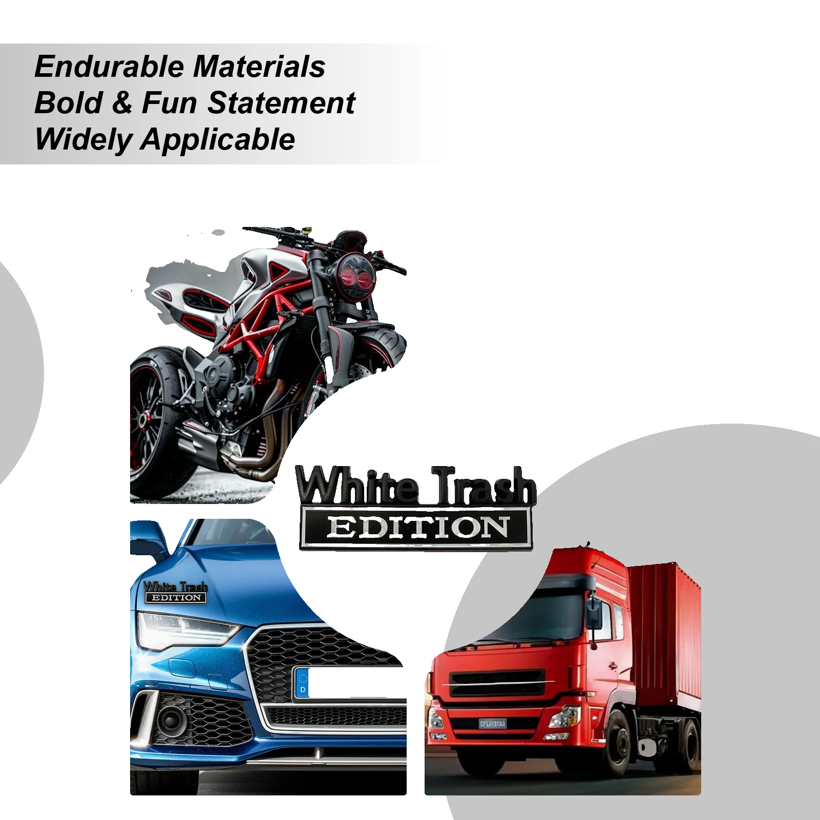 

Автомобильный значок, 3D наклейки, наклейка, водонепроницаемые автомобильные эмблемы и значки для гольф-кара, автомобиля, грузовика, мотоцикла, декор, кузов