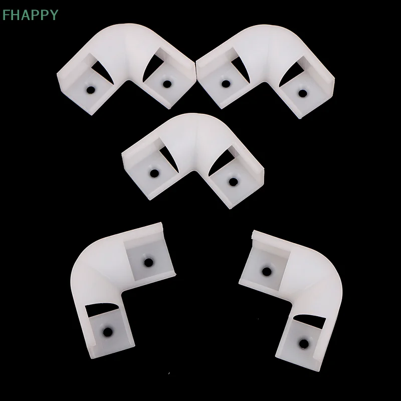 Connecteur d'angle en plastique Hler, lien de profil d'angle LED, joint de profil, résistant à 90, 16x16mm, 5 pièces