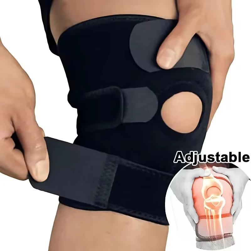 Breathable Adjustable Knee Brace (Without Side Stabilizers) – For Exercise Training & Knee Pain Relief