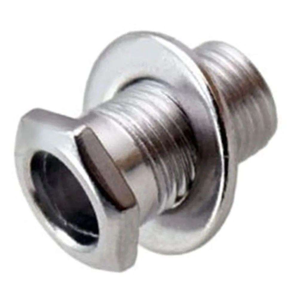 Threaded Hex Bushing Ferrules with Mounting Screws Compatible with Sealed-Gear Guitar Tuner Machine Head Units