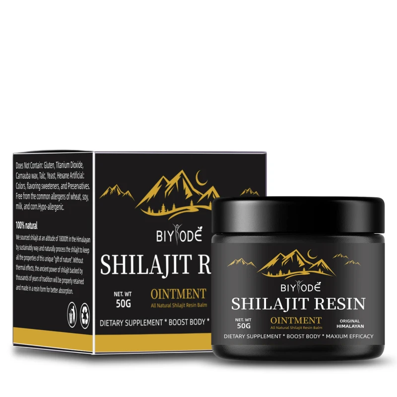 50-150g Organic Authentic Himalayan SHILAJIT Soft Resin Natural Premium Resin Body Care Lab Fulvic Acid Tested