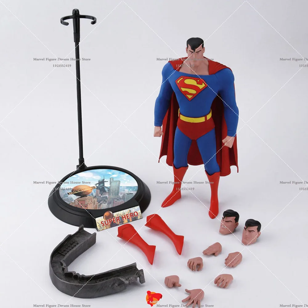 In Stock S HERO SH004 1/6 Super Hero Detective Comics Son of Krypton Superman Full Set 12" Action Figure Model  Animated Version