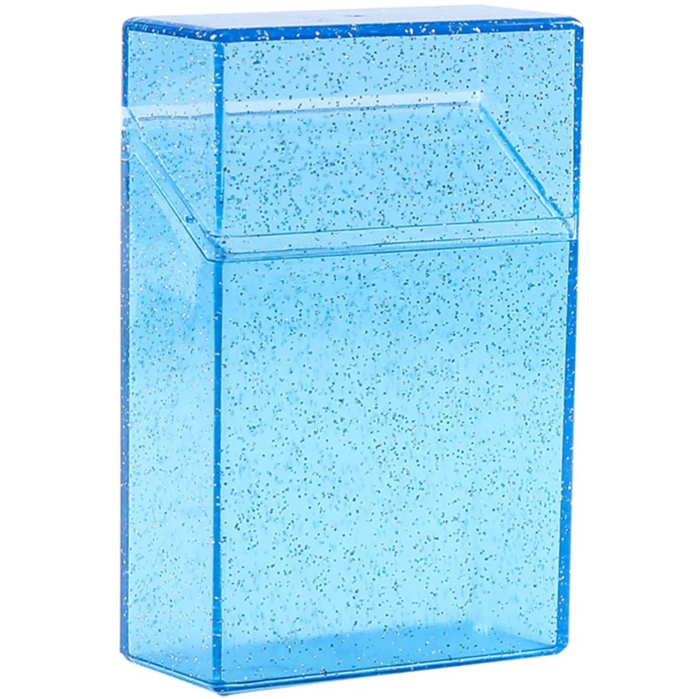 

Classic Plastic Cigarette Box Protective Case Portable Storage Holder Lightweight Durable Organizer For Travel Home