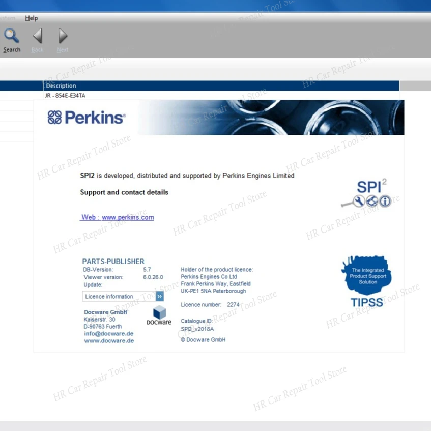 2018A SPI2 Spare Parts Catalogues and Service Manuals for All Models