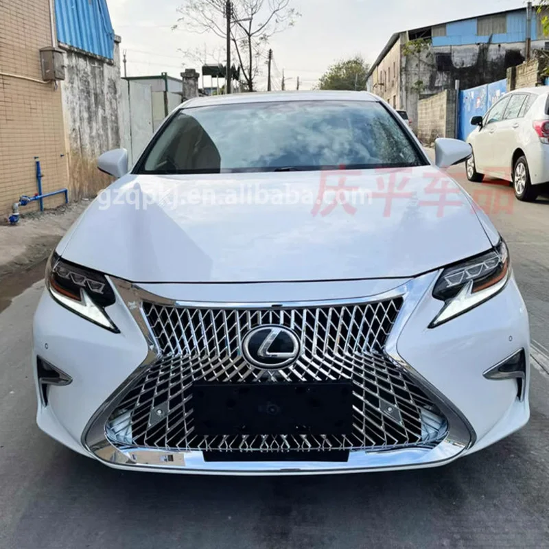 LS version front grille For 2015 and 2017 lexus ES200/250/300 body kit front grille Grille before plating