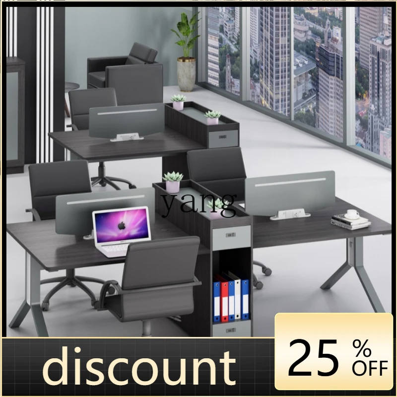 

LH Modular Office Cabinet Durable Wooden Workstation Staff Desk Panel