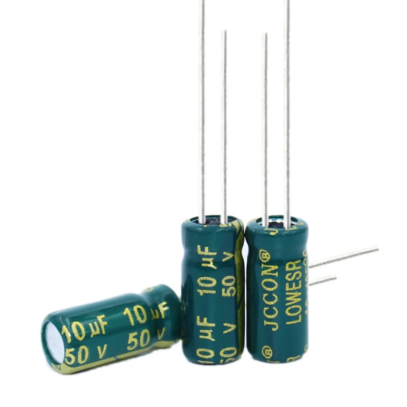 4-50Pcs JCCON Aluminum Electrolytic Capacitor 50v 1uf 2.2uf 4.7uf 10uf 47uf 100uf 220uf 330uf 470uf 680uf 10000uf 2200UF 3300UF
