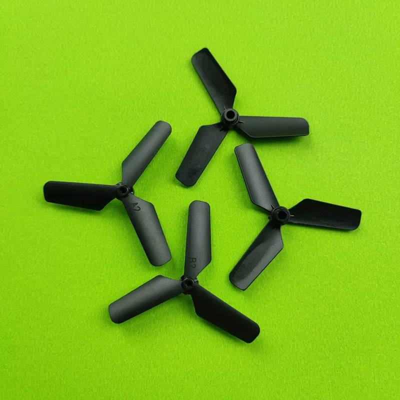 4pcs CW CCW Tri-Blade 3-Blade Rotors Props RC Remote Control Airplane Fighter Hobby Plane Glider EPP Foam Toys Drone Spare Parts