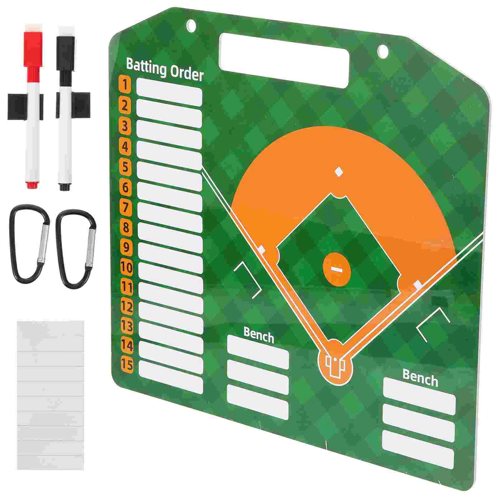 

Sports Ball Coaching Board Baseball Training Coaches Board Portable Dry Erase Baseball Board Training Tactics Clipboard