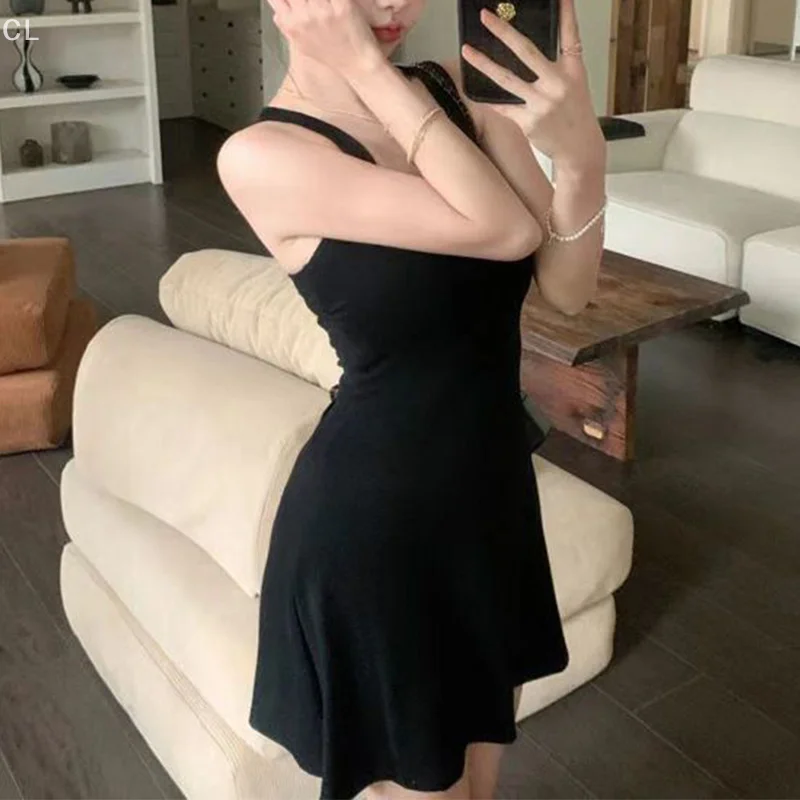 Damska Letnia Retro Elegancka Uniwersalna Spódnica w Kształcie Litery A, Wyszczuplająca i Modelująca Talia, Krótka Spódniczka, Seksowna Sukienka w Stylu Spicy Girl