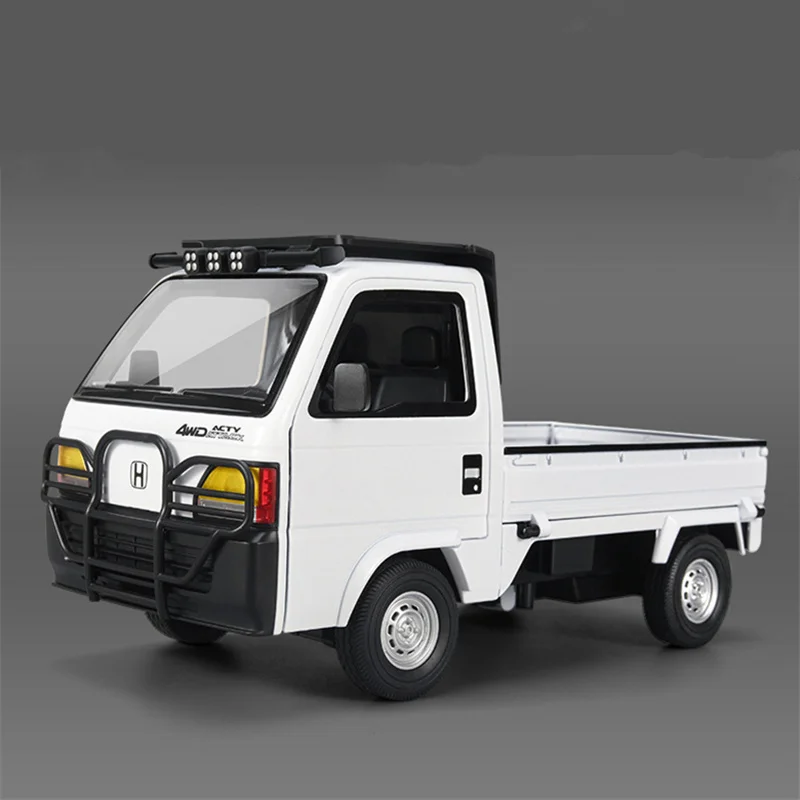 

1:18 Acty K-Truck Пикап из сплава, модель автомобиля, литой под давлением металлический светильник, модель транспортного средства, имитация звука, свет, детская игрушка в подарок