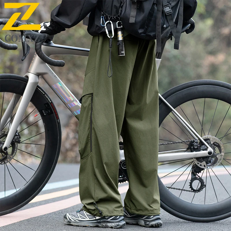 الذكور البضائع السراويل جديد الخريف أزياء مرونة مشبك الخصر السراويل خفيفة الوزن متعددة الوظائف تسلق الجبال Sweatpants