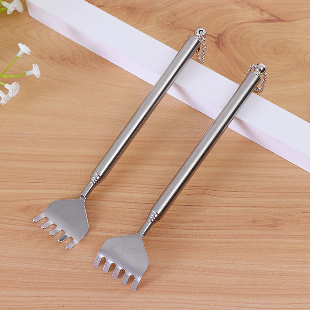 

Adjustable Metal Back Scratcher Portable Durable Smooth Stretchable Massage Rake Stress Relief Tool Itchy Spots
