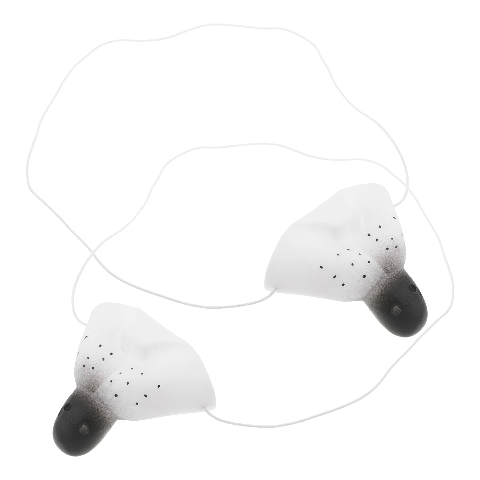 

2 Pcs Halloween Costumes Simulated Nose Decoration Animal Performance Fake Mouse