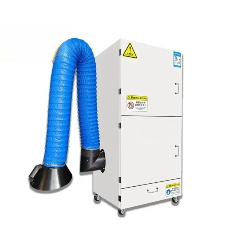

Industrial Dust Collector Baghouse Filtration System Mobile Single Pulse Collector for Grinding Buffing Factory Workshop 220v