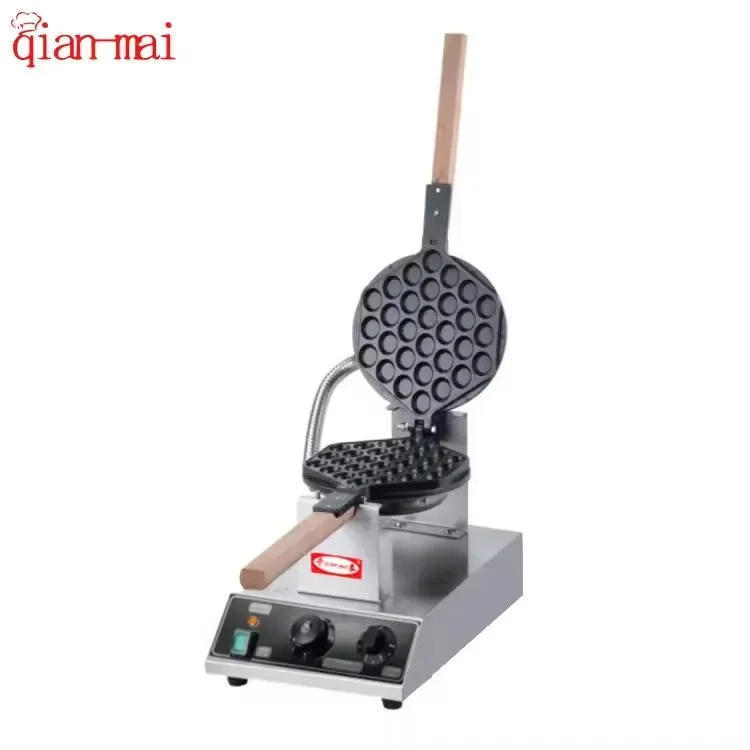 ไฟฟ้าเชิงพาณิชย์เครื่องวาฟเฟิลไข่รังผึ้ง Retro ในครัวเรือนขนมขบเคี้ยว Bubble Waffle Maker