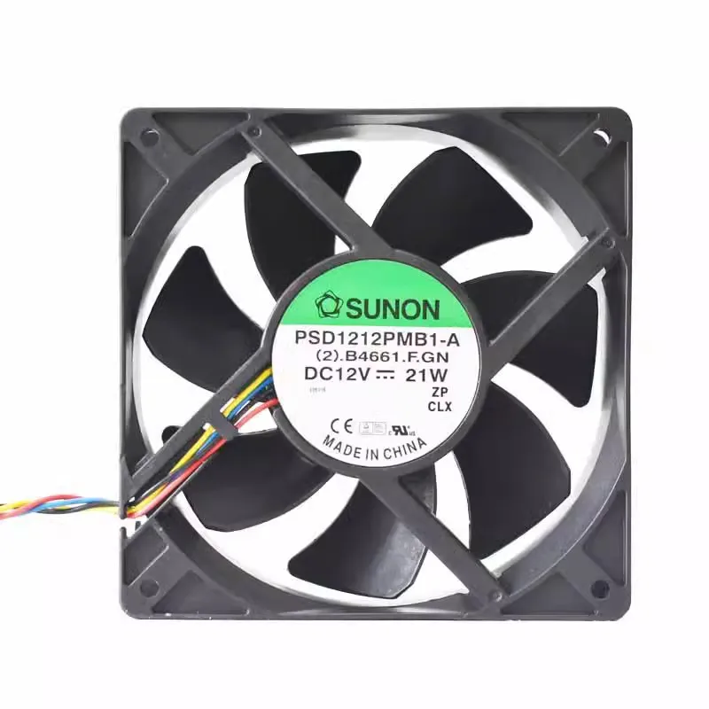 Original PSD1212PMB1-A 12V 24W/21W 120 * 120 * 38MM 12CM frequency converter server cooling fan