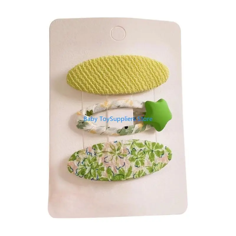 

R1WF Girls Hair Clip Cloth Clip Hairclip Side Barrettes Hair Decoration