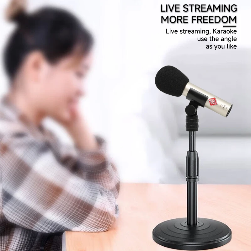 Hot Sale KM 184  Professional XLR Microphone Condenser Studio Recording Metal Plug-play Wired Dual Microphone for Singing