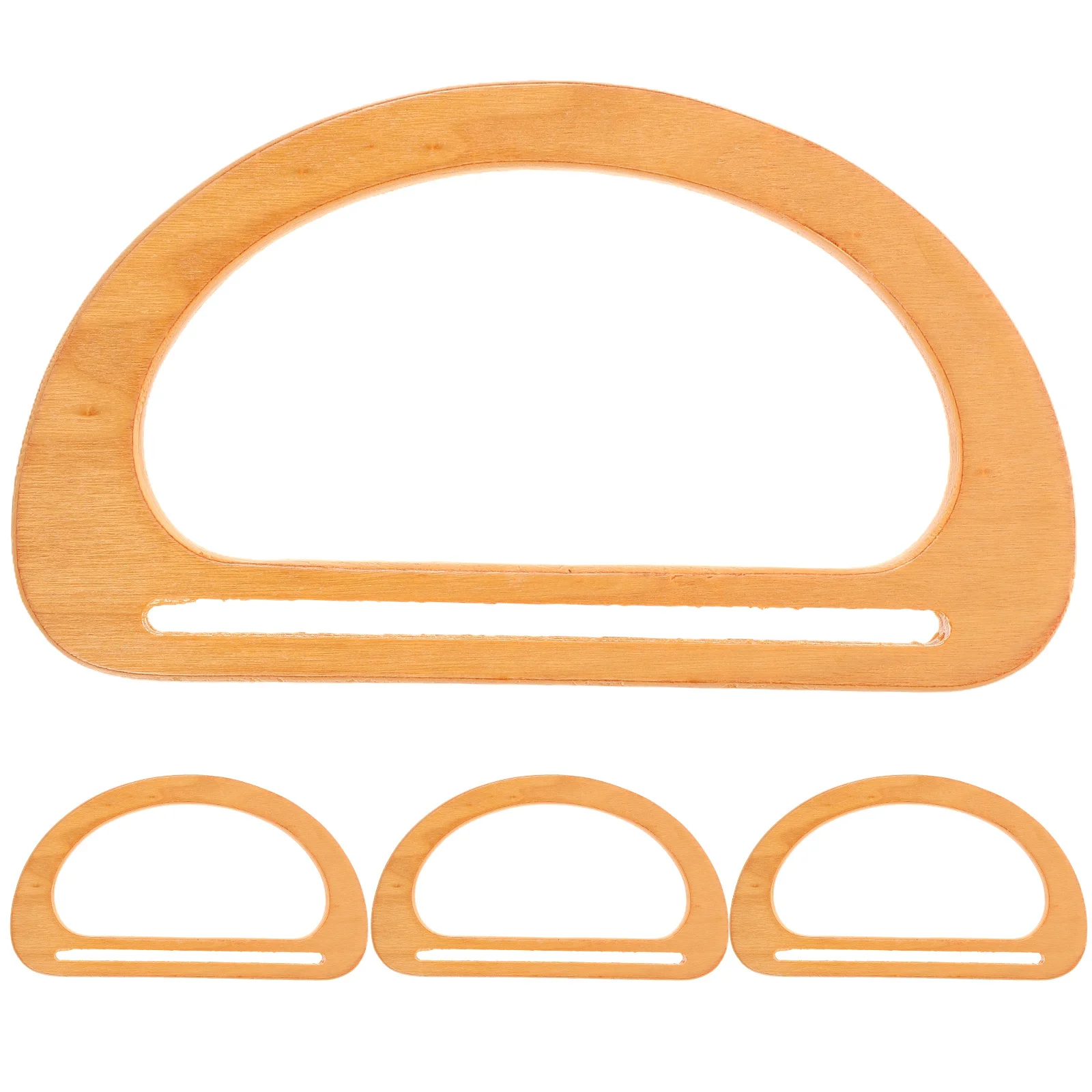 4 قطع من مقابض الحقائب ذات الشكل الصلب، ملحقات حقيبة اليد ذاتية الصنع، سهلة التركيب، خفيفة الوزن