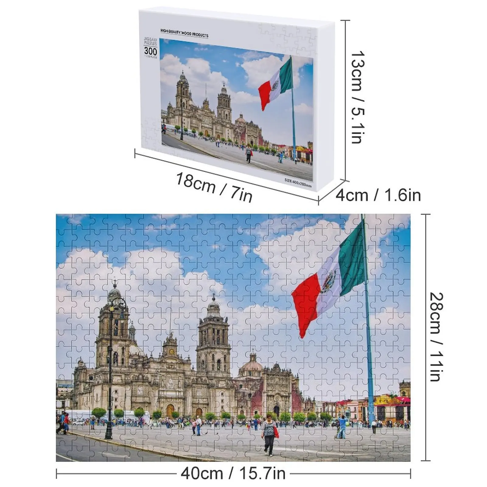 Потрясающие городские головоломки Мексики, рождественские игрушки, деревянные головоломки для взрослых, головоломки