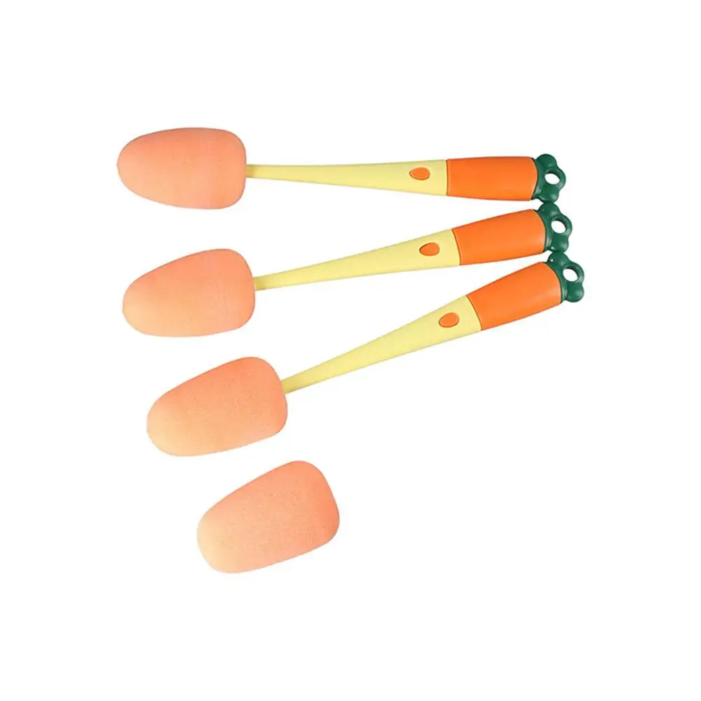 Set Sikat Botol Bayi Kepala Lembut Rotasi 360 Derajat Air Sikat Pembersih Botol 3 In 1 Set Sikat Botol Alat Pembersih Cangkir