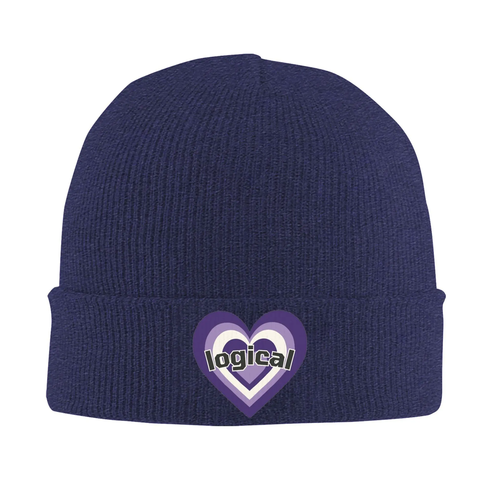 O-Olivia Cool R-Rodrigo Logical Guts Purple Heart Hats Autumn Winter Beanies New  Cap Unisex Acrylic Knitted Caps