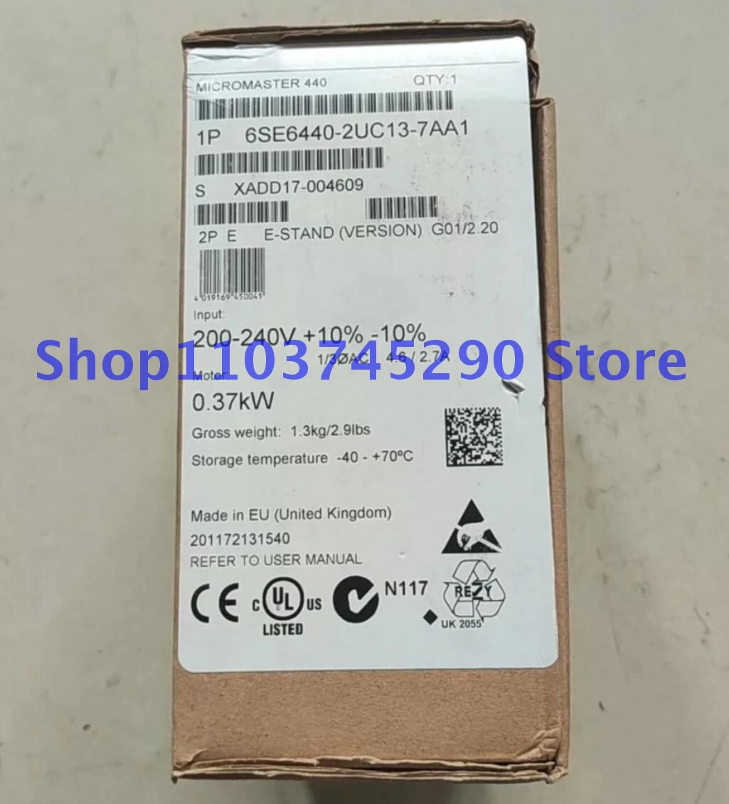 1PCS Fast Shipping New Brand 6SE6 440-2UC13-7AA1 6SE64402UC137AA1 PLC Module Original 6SE6440-2UC13-7AA1 In Box