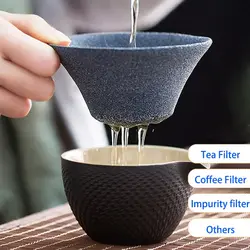 Ceramic Coffee Filter Tea Strainer Dripper Pour Over Tea Filter Cup Tea Drip Filter Coffee Filter Tool Brewing Cup Infuser Gifts