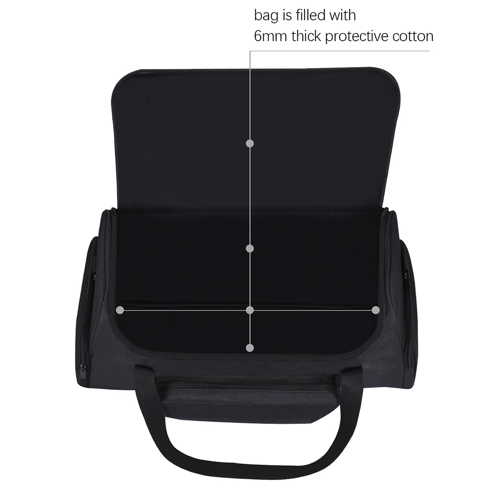 صندوق تخزين محمول ملحقات مكبر الصوت اللاسلكي حقيبة حمل متعددة الوظائف لـ JBL Partybox On The Go متوافقة مع البلوتوث