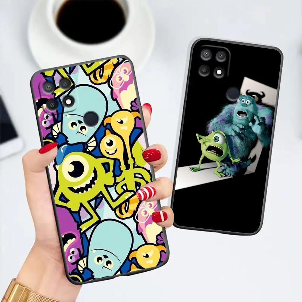 Anime M-Monsters INC Phone Case For OPPO A98 A95 A96 A97 A94 A93 A92S A91 A78 A74 A58 A57 A55 A53 A15 A16 A17 Case Funda Shell