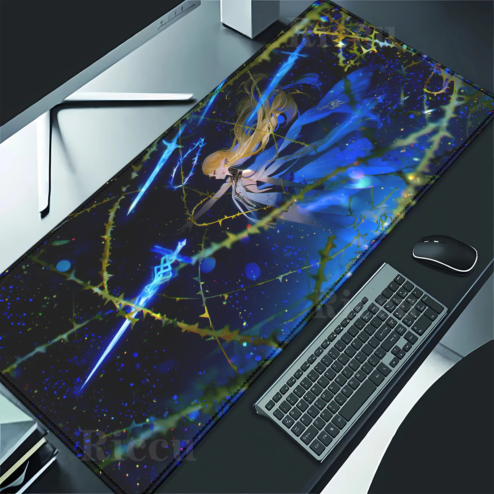 

Cartethyia Wuthering Waves Mouse Pad Game Laptop Play Mat Extra Large Kawaii Non-slip Mouse Pad Gaming Accessories XXL E-Sports