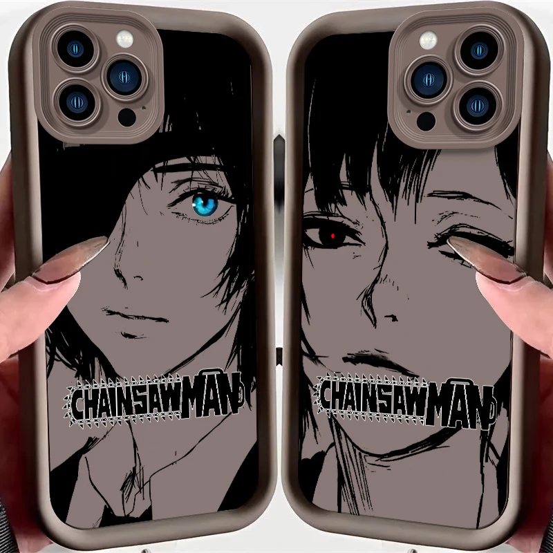 

Comics Chainsaw Man Comics Girl Eye Ladder For Apple iPhone 15 14 13 12 11 XS XR X Pro Max Plus Funda Phone Case
