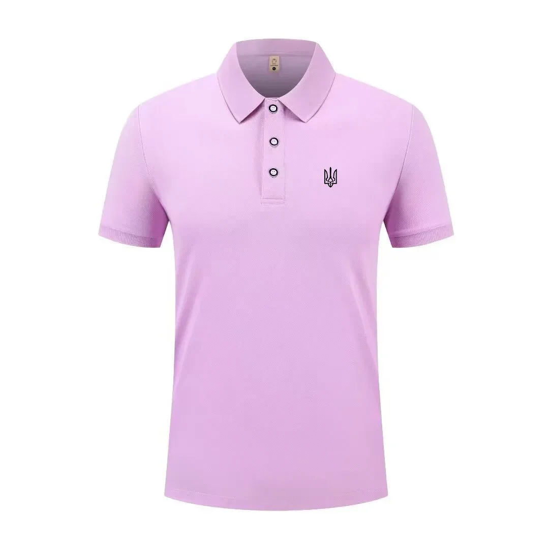 High End Brand Men's Short Sleeved Polo Shirt 2026 Summer Luxury Fashion Golf Top Casual T-shirt Polo Shirt