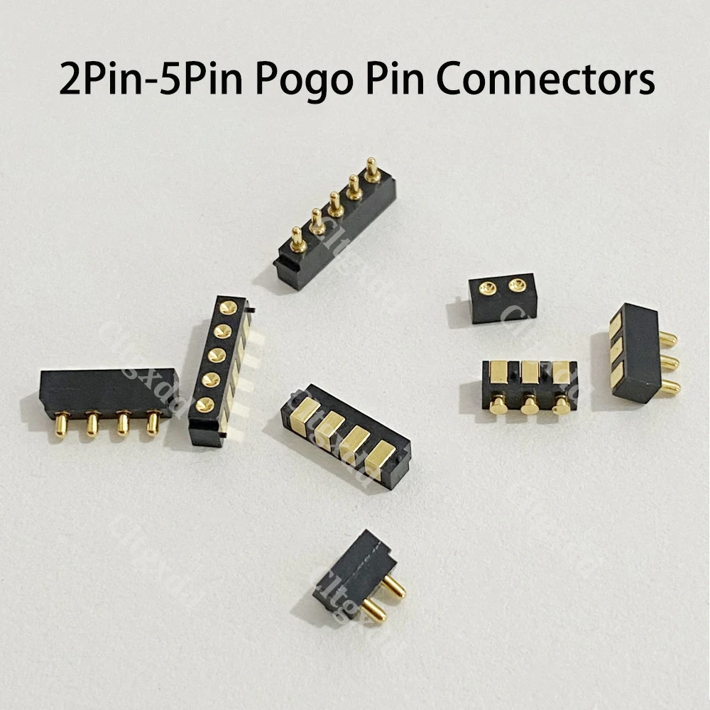 Männlicher & Weiblicher Seitlich Montierter Pogo-Pin-Steckverbinder 2P 3P 4P 5P SMD Federkontakt-Ladebuchse für Smartwatches/Elektronische Geräte – Detail 11