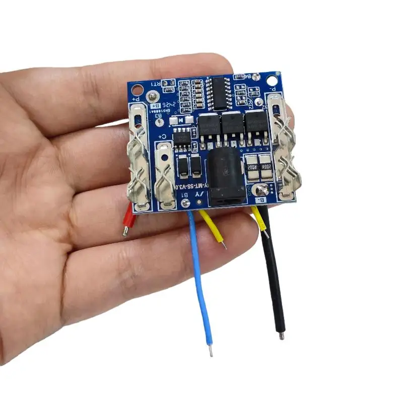 3MOS 21V 5S BMS PCB Circuit Board For Lithium Battery Protection Board With Temperature Protection DIY Accessories