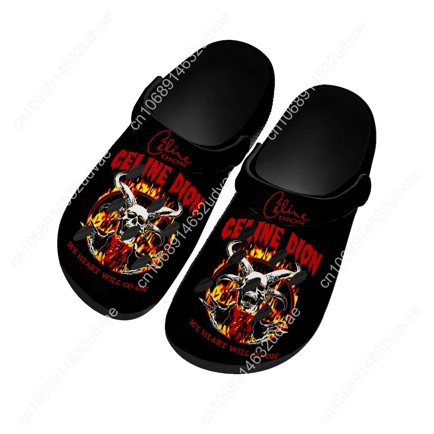 Celine Dion Water Shoes Men Women Comfortable Fashion Home Garden Clogs Customizd Sandals Beach Breathable Hole Slippers