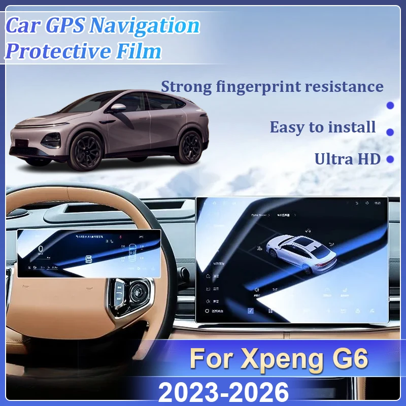 Película protetora de navegação gps para carro, 15.6 ou 14.96 polegadas, para xpeng g6 2023 2024 2025 2026 f30 hd, peça de tela lcd fosca, acessórios