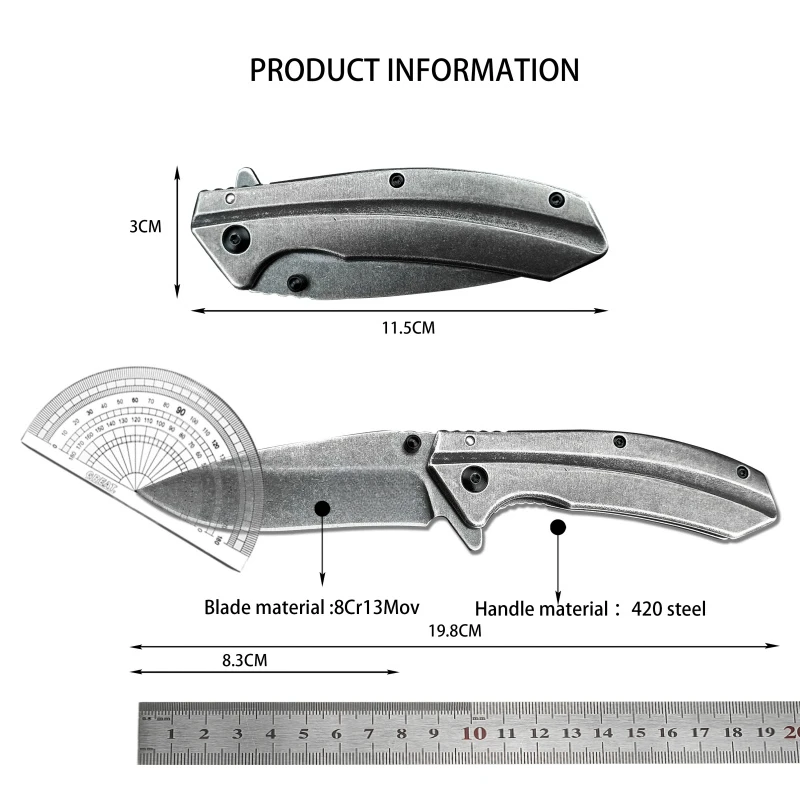 KS 1306 التخييم في الهواء الطلق بقاء صلابة عالية حادة سكين للفرد المحمولة سكين EDC أدوات إنقاذ قطع الإمدادات