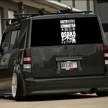 Moderne IZUMIOT SU OSA KA Japan Auto Aufkleber Aufkleber JDM für Heckscheibe Windschutzscheibe Haube Stoßstange Auto Fahrzeug Viny Dekor