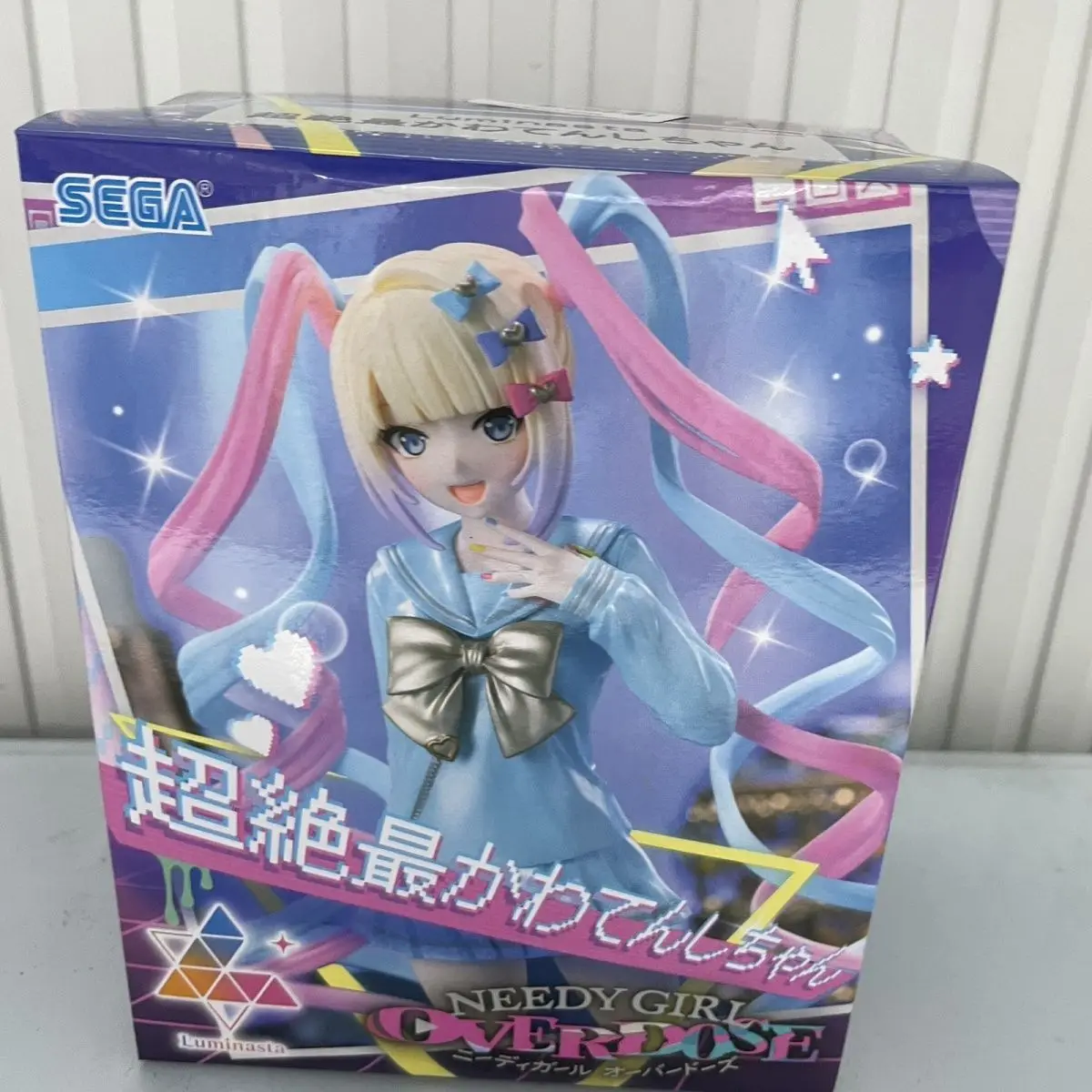 Op voorraad: Sega PM Chokonose Kangel Needy Overdose PVC-actiefiguur, beeld, verzamelobject, speelgoed voor de feestdagen, cadeau.