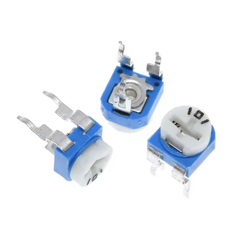 10pcs Rm065 Rm-065 100 200 500 1k 2k 5k 10k 20k 50k 100k 200k 500k 1m Ohm Trimpot Trimmer Potentiometer Variable Resistor