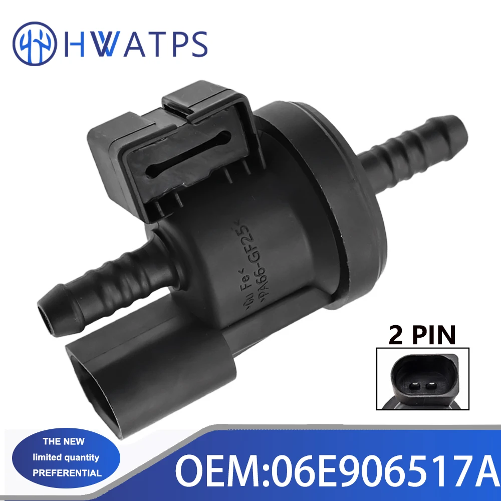 Canister Purge Solenoid Vent Valve For VW Touareg Scirocco Polo Passat New Beetle Jetta Golf EOS 06E906517 0280142431 6E906517A